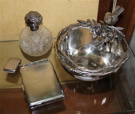 Mixed silver & silver plate
